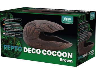Terrarium Deco Cocoon Schuilplaats Bruin S