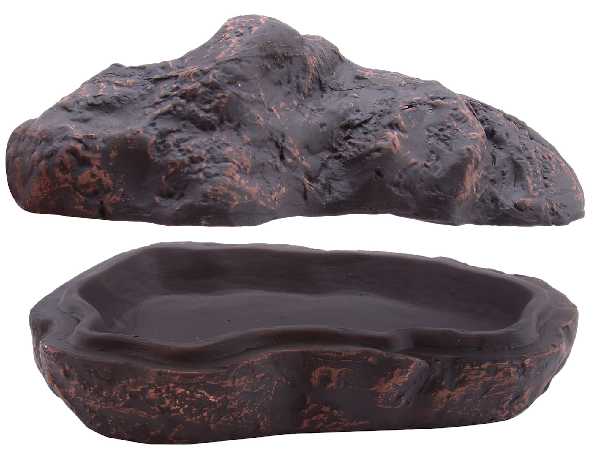 Terrarium Deco Schuilplaats Bruin M