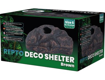 Terrarium Deco Schuilplaats Bruin S