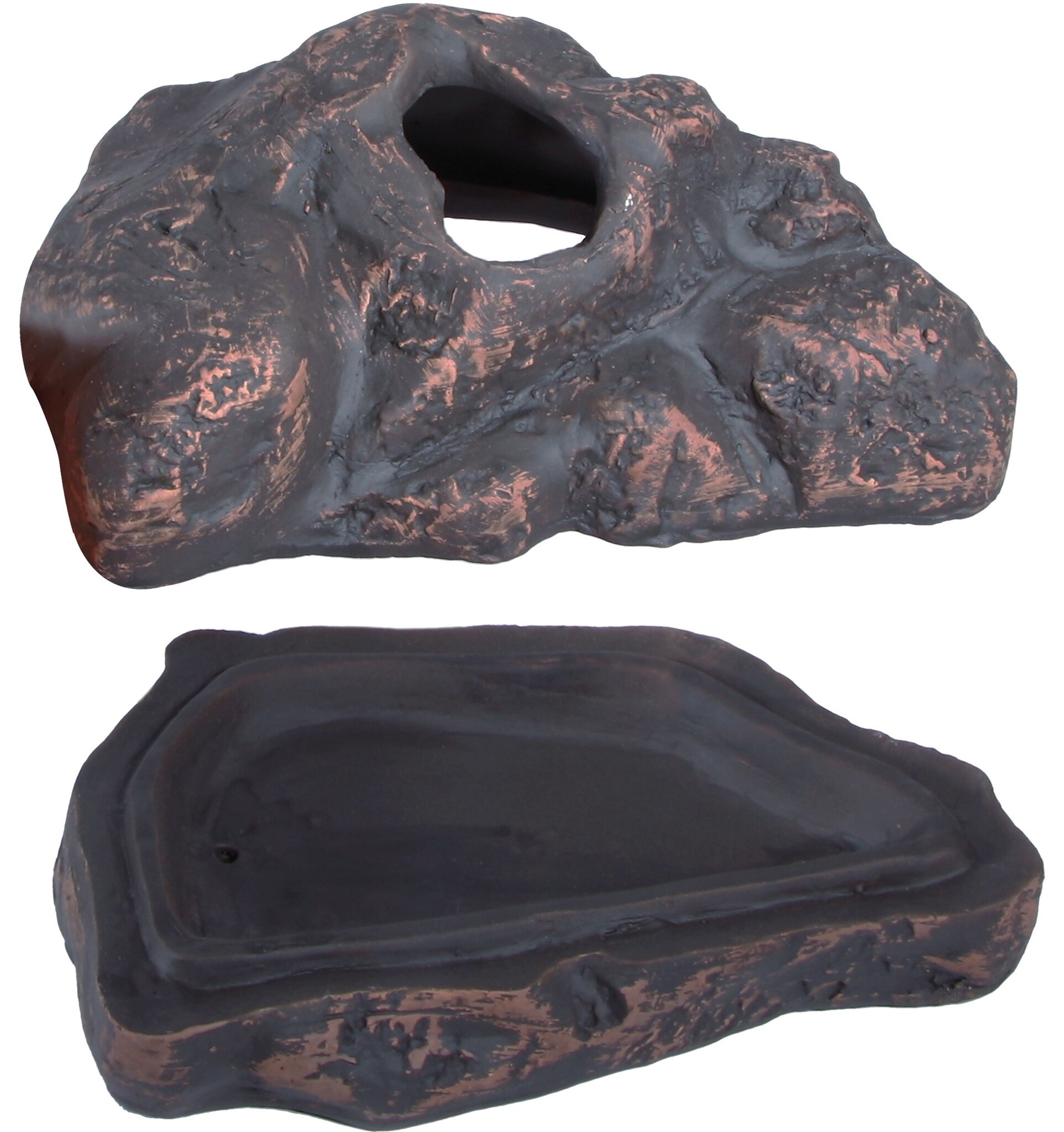 Terrarium Deco Schuilplaats Bruin S