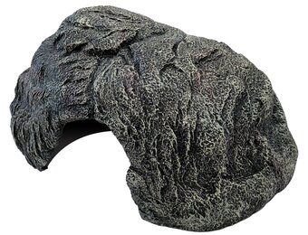 Terrarium Deco Schuilplaats Grijs M