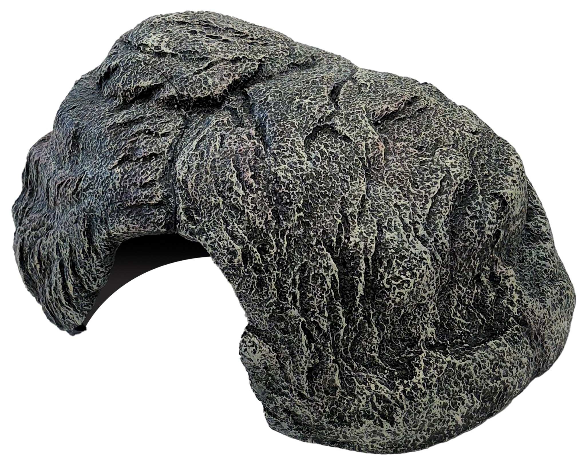 Terrarium Deco Schuilplaats Grijs M