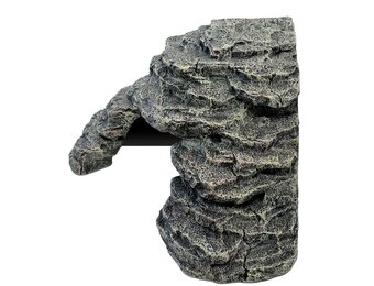 Terrarium Deco Basking Schuiplaats Grijs L