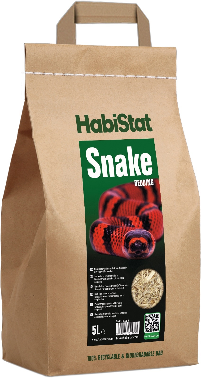 Terrarium Substraat Slangen 5kg