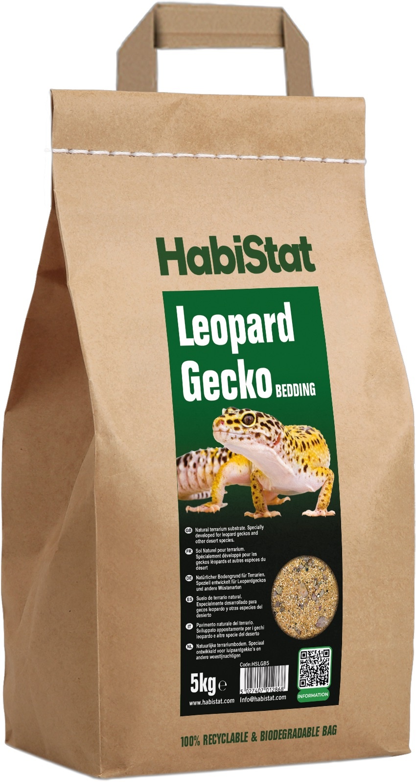 Terrarium Substraat Luipaardgekko 5kg