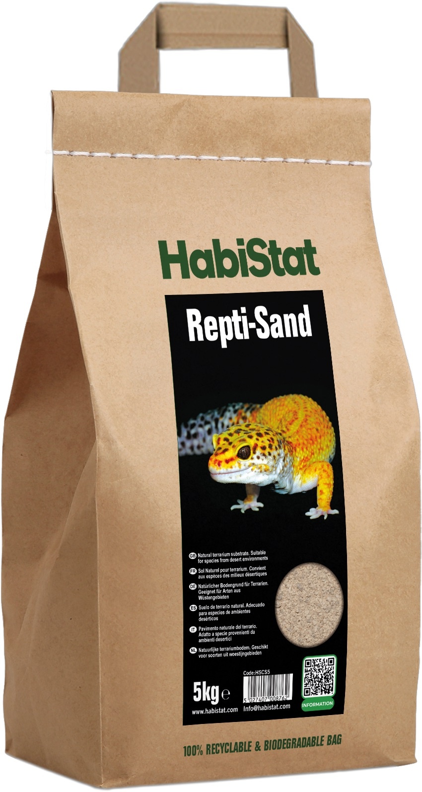 Terrarium Substraat Repti-Sand Natural 5kg