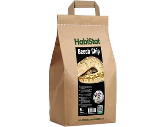 Terrarium Substraat Beukensnippers Grof 5L