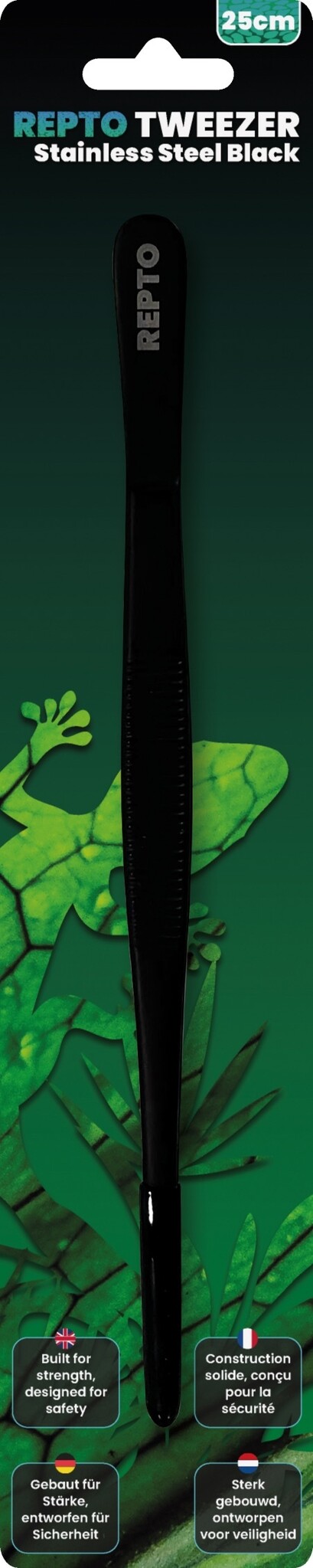 Terrarium Pincet Zwart 25cm
