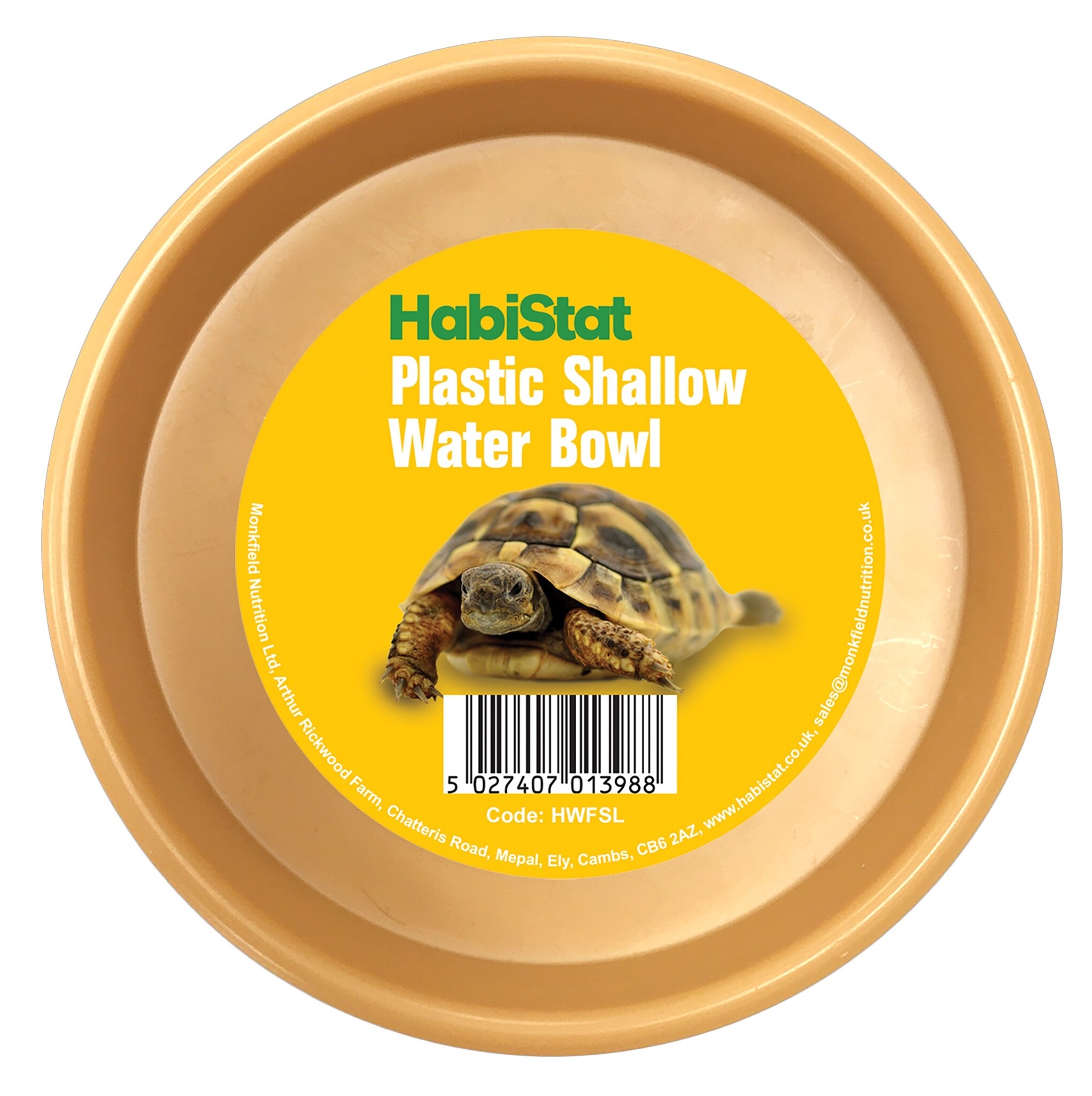 Terrarium Waterbak Plastic Rond Laag 13x13x4,5cm