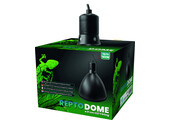 Dome E27 Fitting 21cm Zwart
