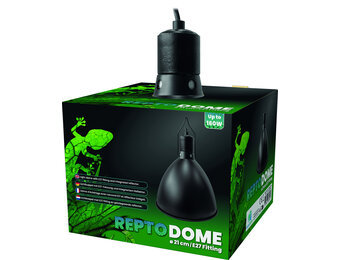 Dome E27 Fitting 21cm Zwart
