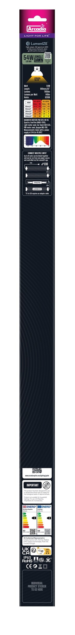 Lumenize Jungle Dawn Terrarium LED 870mm 54W