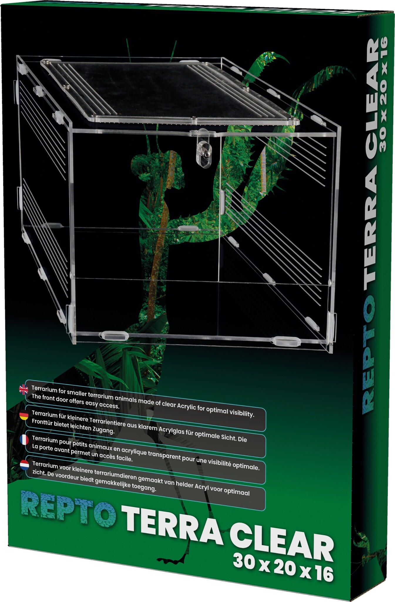 Terrarium Terra Clear 30x20x15,5cm