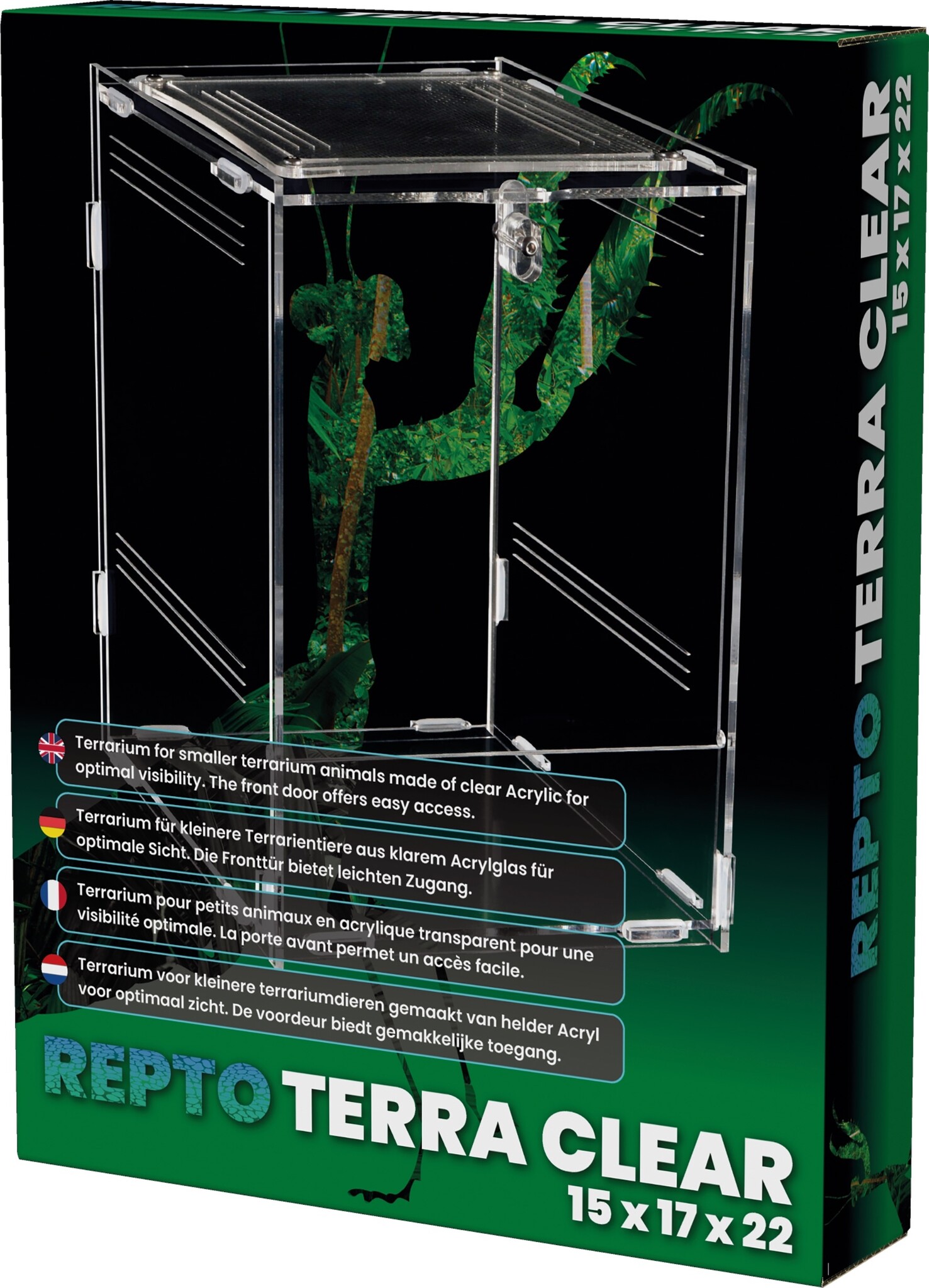 Terrarium Terra Clear 15x16,5x21,5cm