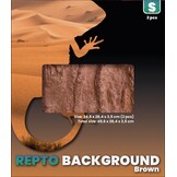 Terrarium Achterwand Bruin 51x25x30cm