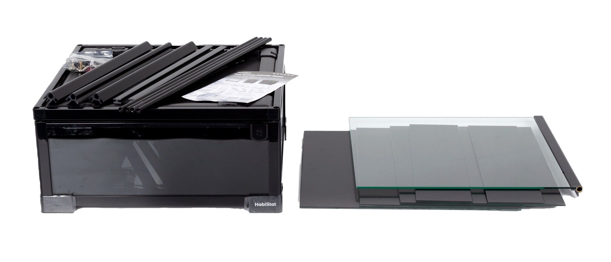 Glazen Terrarium 45x45x60cm Flat-Packed