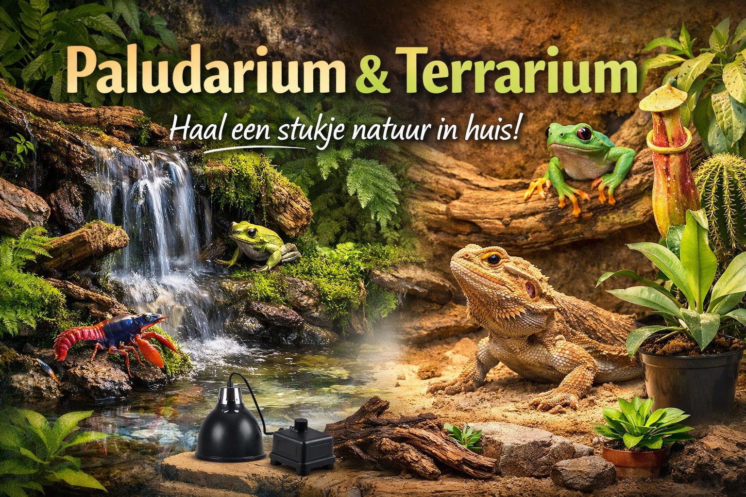 Paludarium & Terrarium kopen | Accessoires & Inspiratie | AquastoreXL