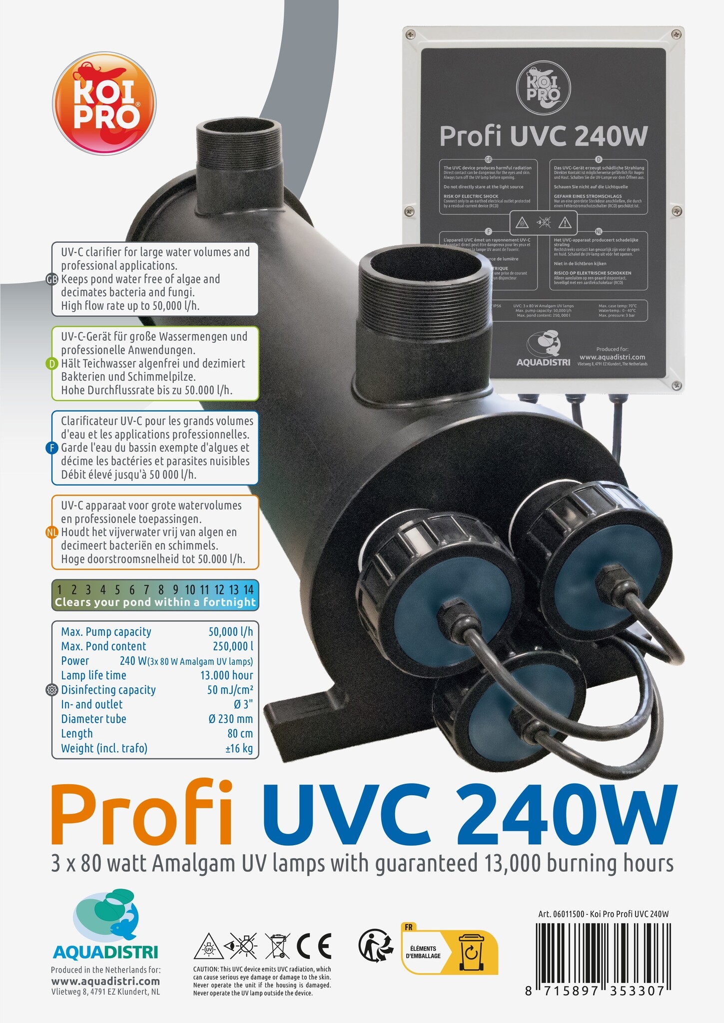 Profi UVC 240W