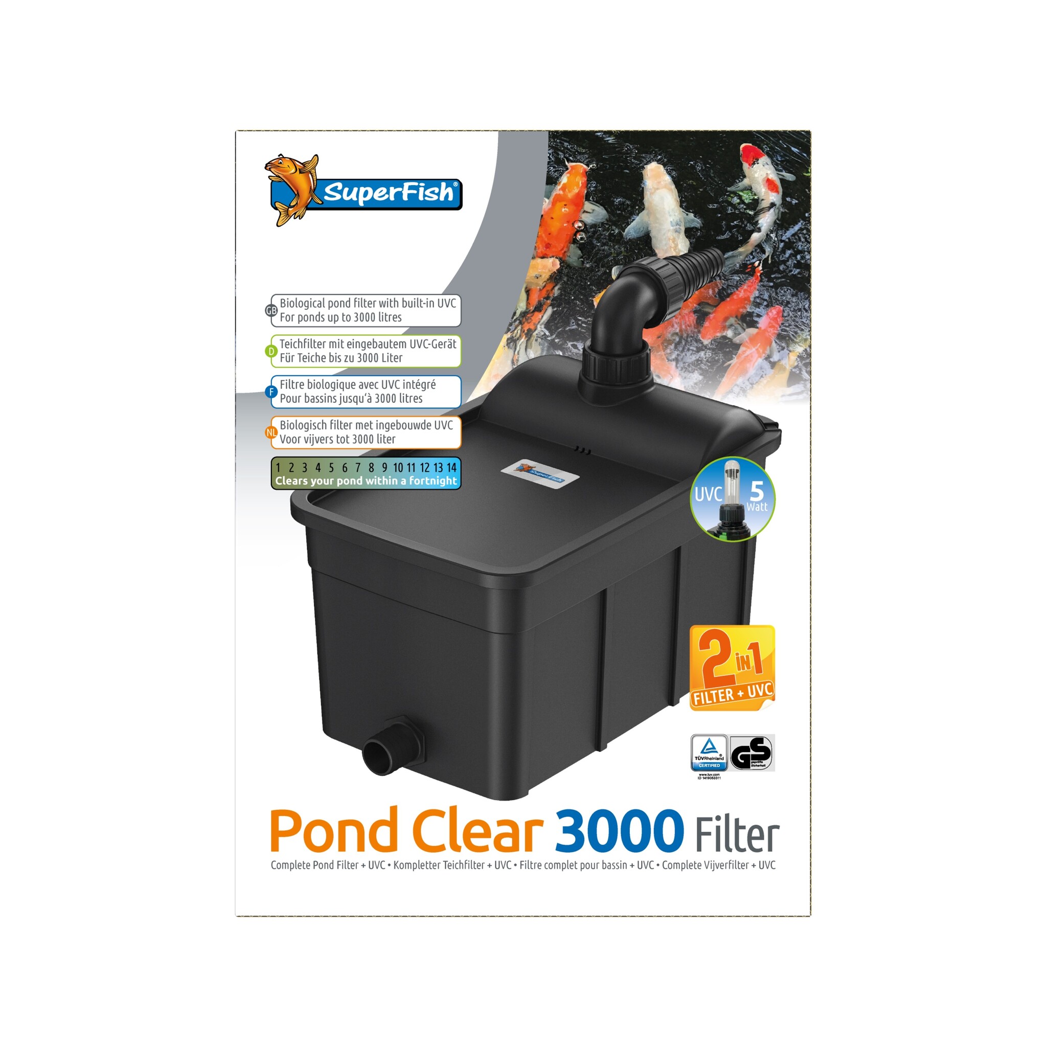 Pondclear 3000 UVC 5W