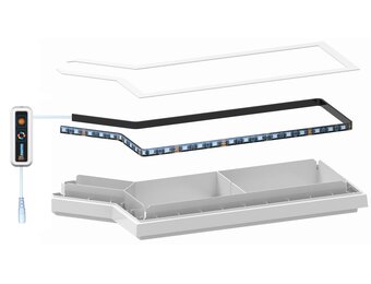 Quadro 40 Multikleur LED