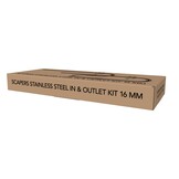 Scape RVS In- en Outlet Kit 16mm