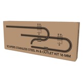 Scape RVS In- en Outlet Kit 16mm