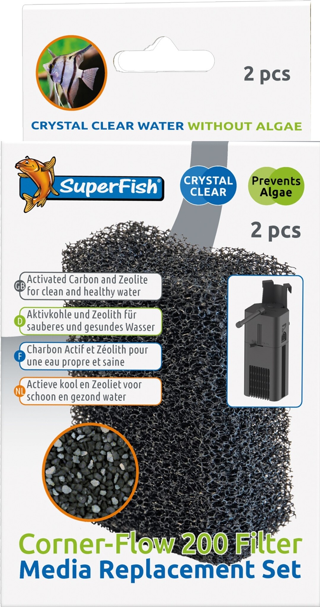 Corner Filter 200 Media Replac Set