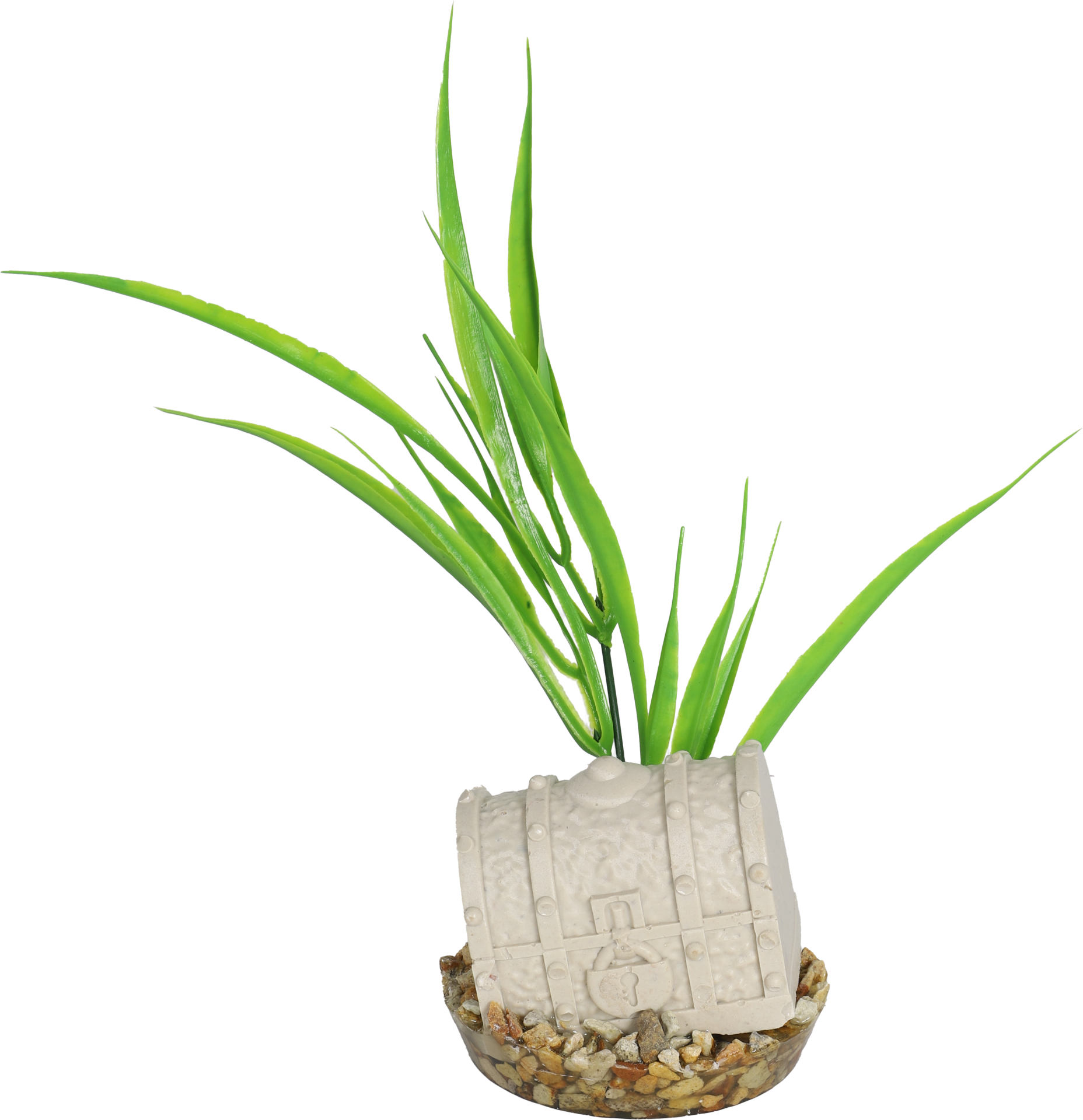 kunstplant schatkist 20cm