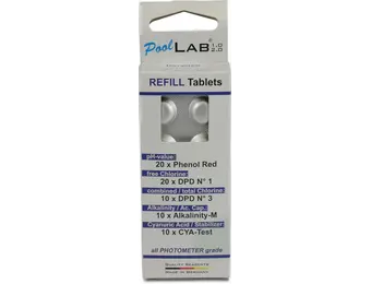 Tablet Refill Pack For Poollab 2,0 Photometer
