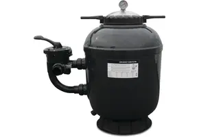 Zandfilter polyester gelcoated 50 mm / 1 1/2" metrisch/imperial lijmmof 2,5bar groen type SMG500