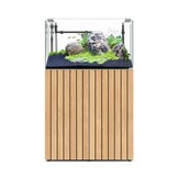 AquaScape Set 80x55 RGBW Hoogglans Zwart en Licht Noten
