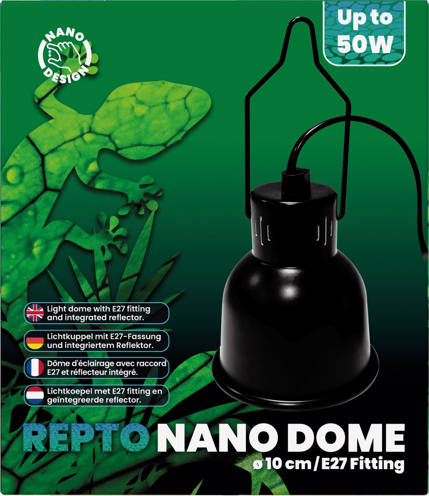 Nano Dome E27 10Cm Black