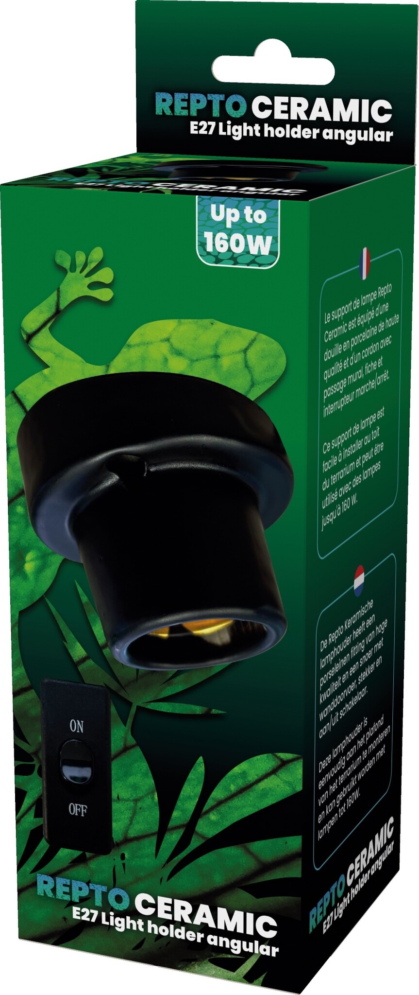 Ceramic E27 Light Holder Angular