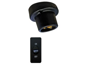 Ceramic E27 Light Holder Angular