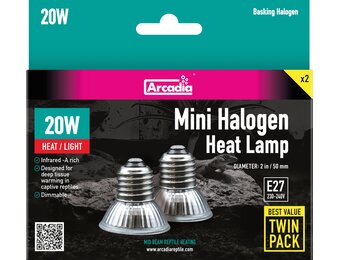 Halogen 20W Twinpack