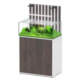 Aqua Shallow Set 80x45cm Wit & Wild Eiken Donkerbruin