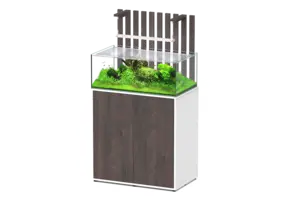 Aqua Shallow Set 80x45cm Wit & Wild Eiken Donkerbruin