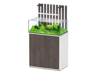 Aqua Shallow Set 80x45cm Wit & Wild Eiken Donkerbruin