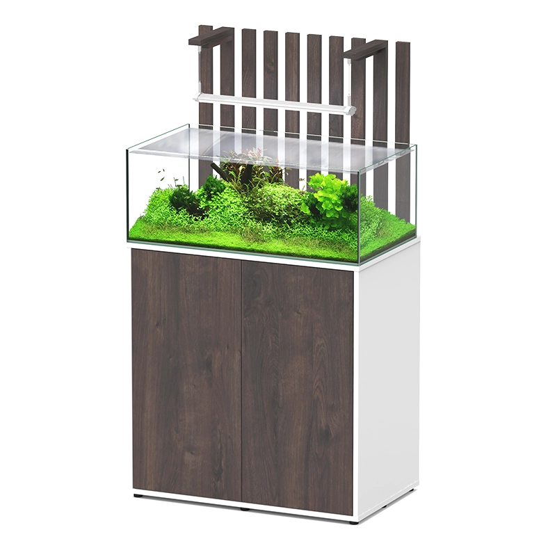 Aqua Shallow Set 80x45cm Wit & Wild Eiken Donkerbruin