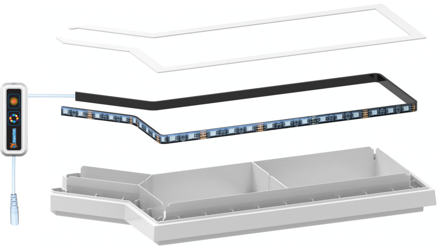 Quadro 70 Multi Colour LED