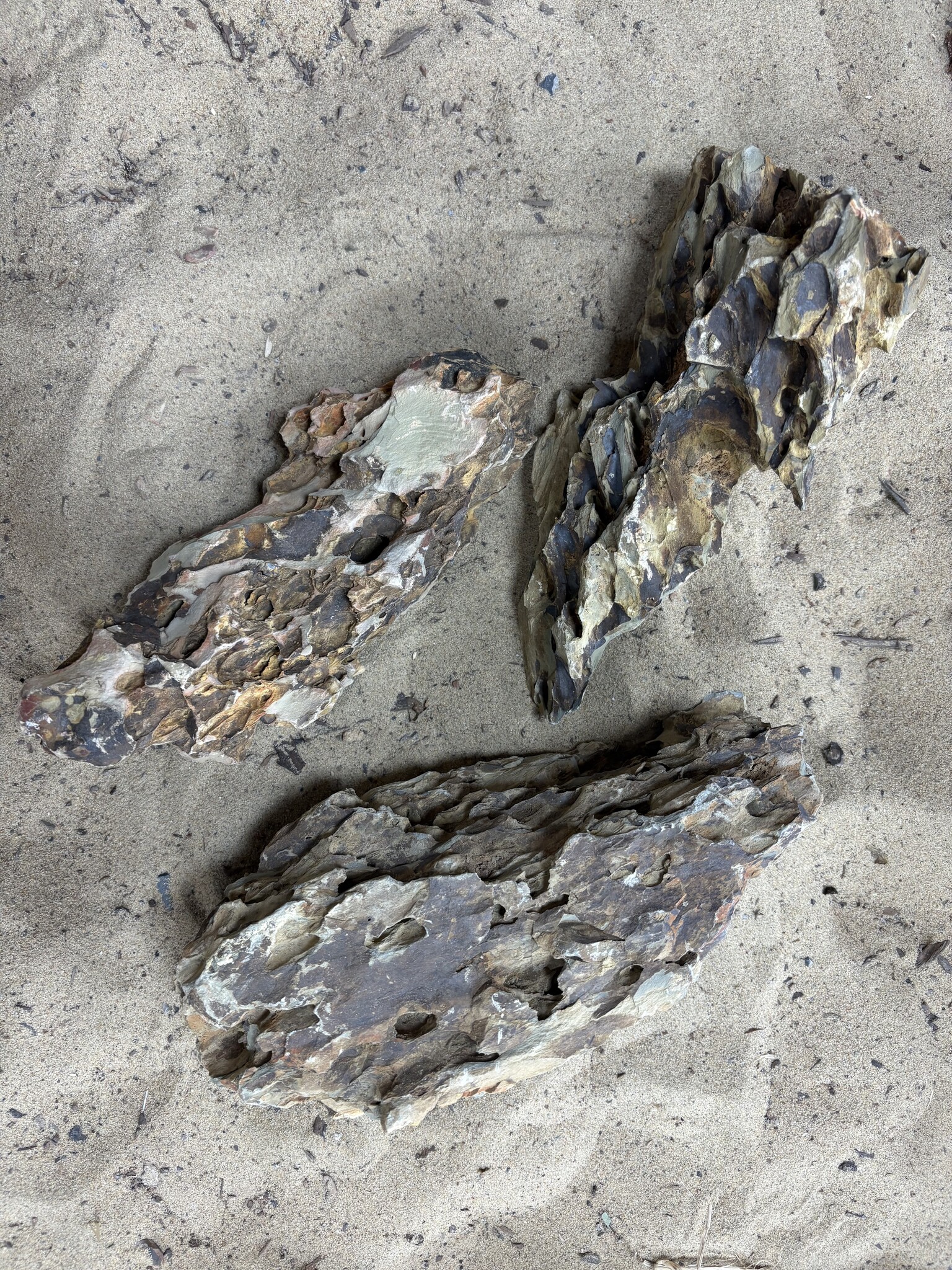 J Steenbundel Dragon Rock bruin 3 stuks