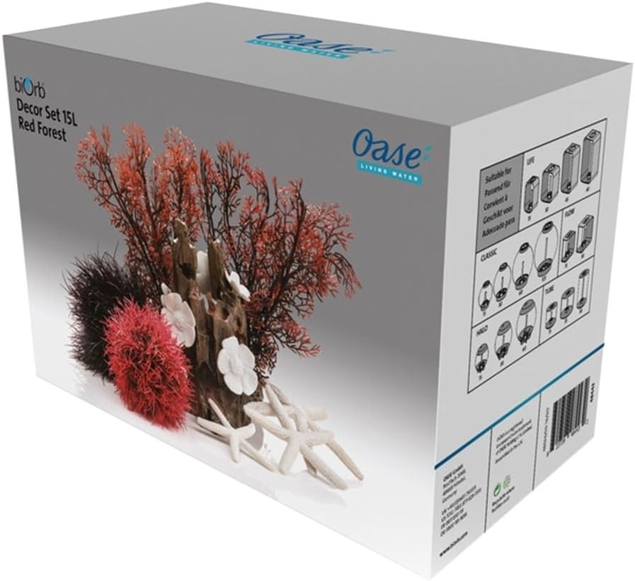 Decoratieset Red Forest voor 15 liter