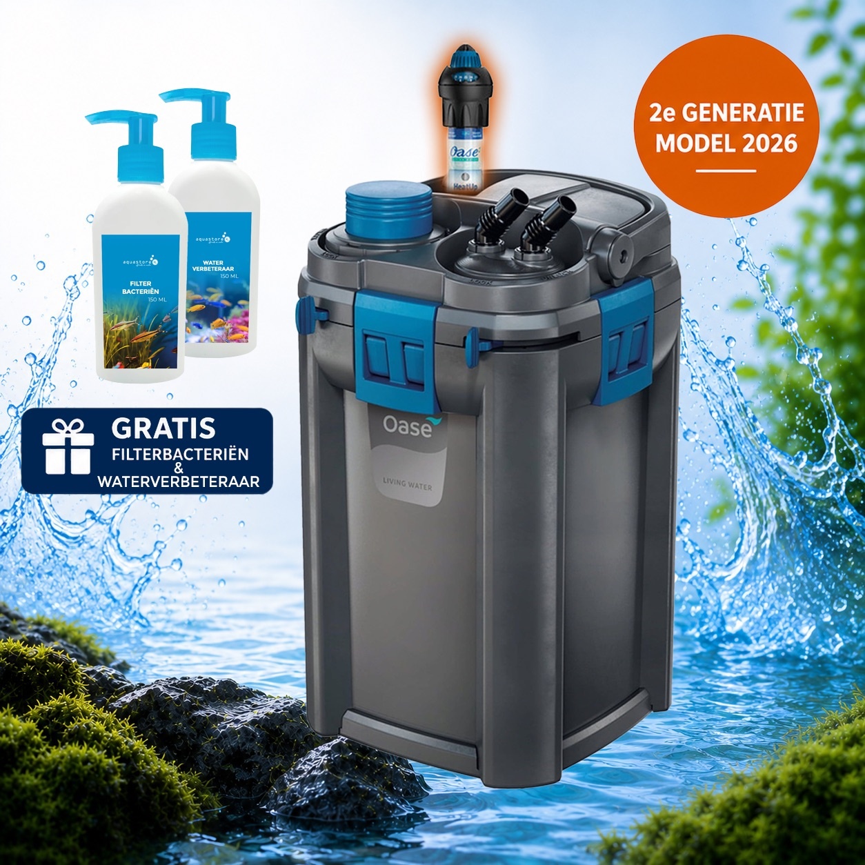 BioMaster2 Thermo 350 + GRATIS Opstartbacteriën en Waterverbeteraar