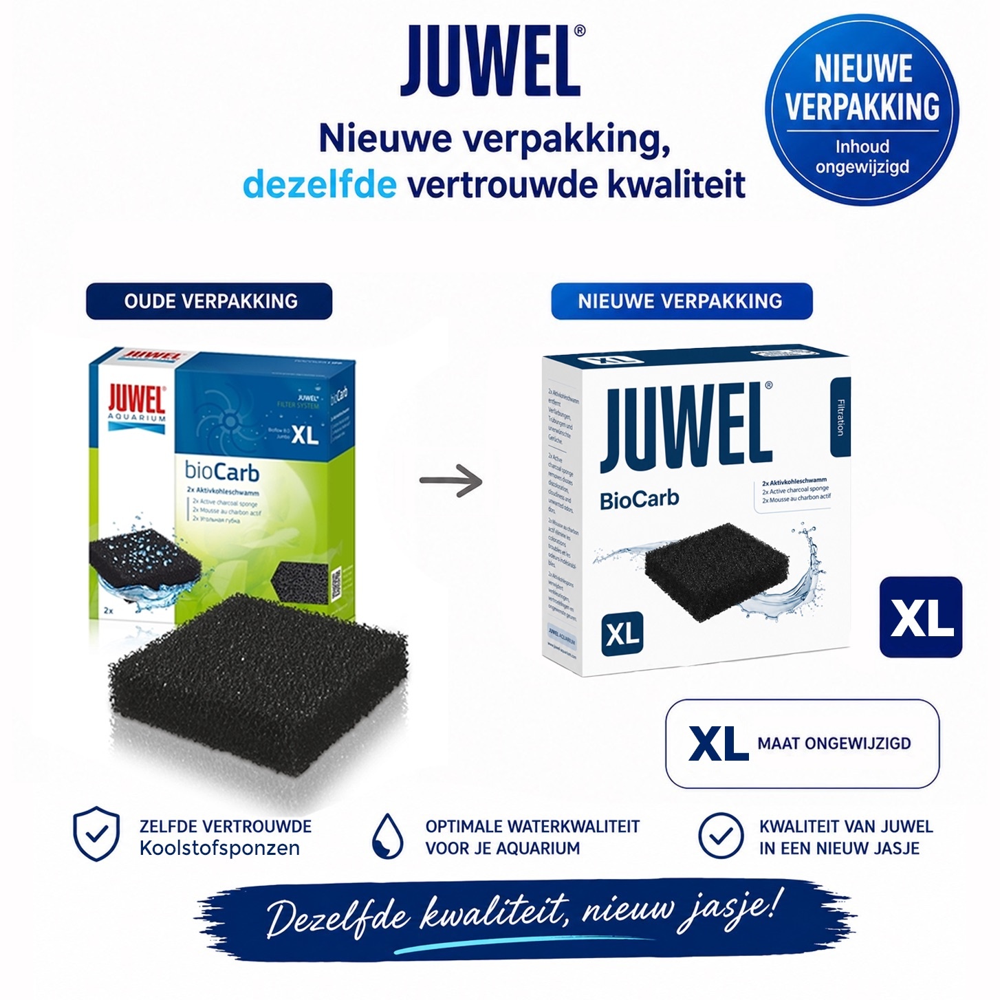 BioCarb XL BioFlow 8.0/Jumbo Koolstofsponzen