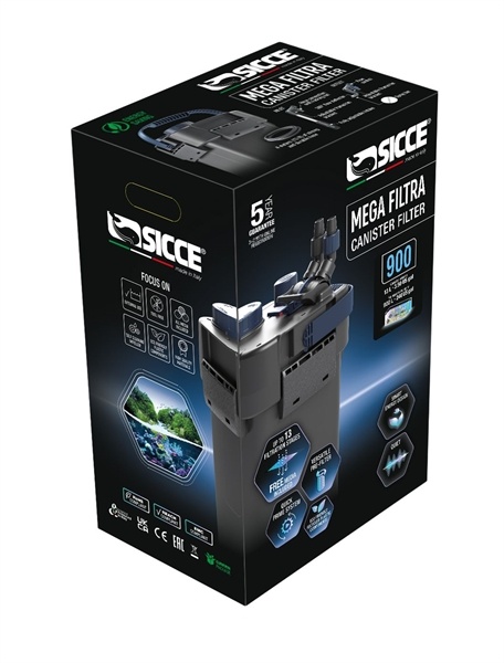 MEGA FILTRA 900 – 1550 L/u extern aquariumfilter