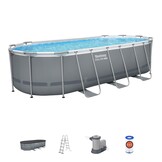 zwembad steel pro max set ovaal grijs 549