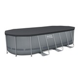 zwembad steel pro max set ovaal grijs 549