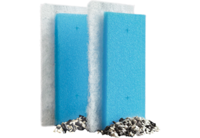 Aqua Filtra 10-20 Vervangpatroon Blauw en Wit Filtermedia 2 stuks