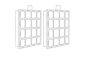 Aqua Filtra 40 Vervangpatroon met Houder 2 stuks