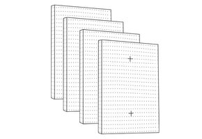 Aqua Filtra 40 Vervangpatroon Blauw 4 stuks